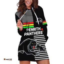 Custom Text And Number Penrith Panthers Rugby Hoodie Dress Proud The Panthers Comeback