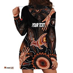NAIDOC Week 2024 Personalised Hoodie Dress Aboriginal Hand Stencils