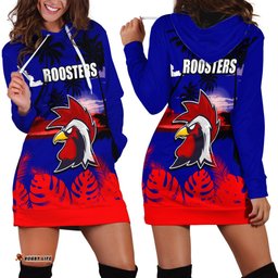 NRL Roosters Hoodie Dress Summer Vibe Style