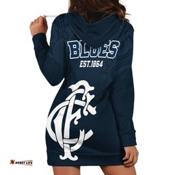 AFL Blues Champions Hoodie Dress Proud Carlton Aboriginal Vibe