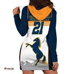 Custom Text And Number Brumbies Super Rugby Hoodie Dress Brumbies Go Champions