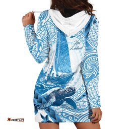New Zealand Saling Hoodie Dress Aotearoa Yacht Racing Born To Sail
