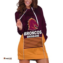 Brisbane Broncos NRL Hoodie Dress No3