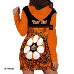 Personalised 1 July Australia Territory Day Hoodie Dress Aboriginal Pattern