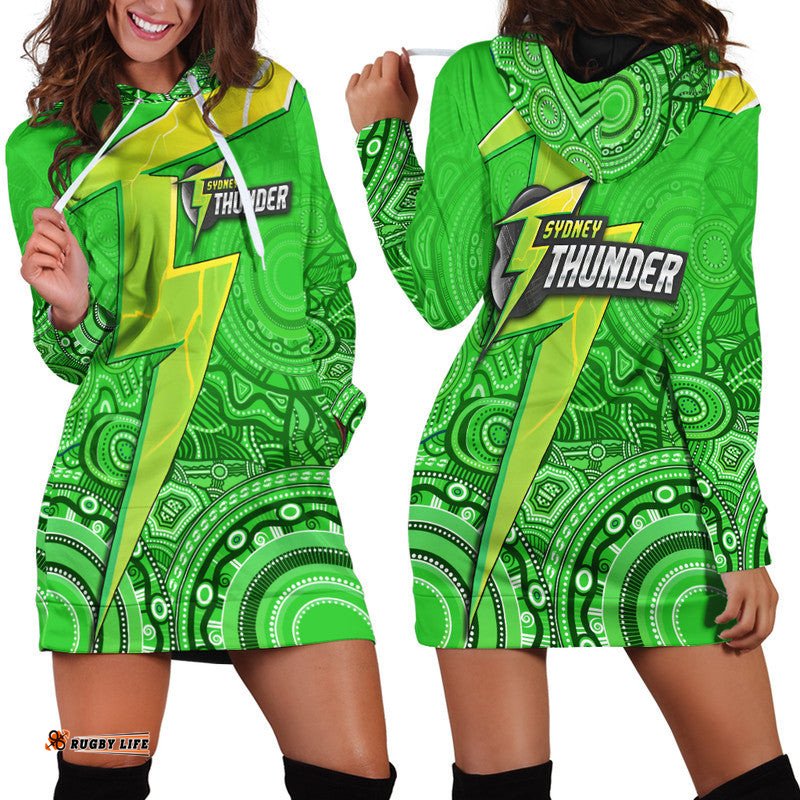 Sydney Thunder Indigenous Aboriginal Arts Hoodie Dress