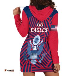 United States Rugby Hoodie Dress USA Go Eagles Pacific