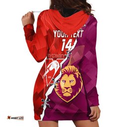Custom Swans And Lions Football Hoodie Dress 2024 Go Champions Final Dynamic Version
