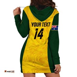 Personalised Australia Rugby Hoodie Dress Go Wallaroos Pacific Simple Version