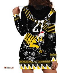 Custom Tigers Football Hoodie Dress Christmas Vibe