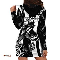 Collingwood Football Hoodie Dress Proud To Be Magpies Aboriginal Version