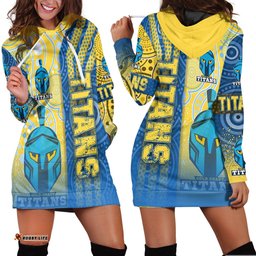 Vibe Hoodie Clothing Gold Coast Titans Sporty Style Hoodie Dress
