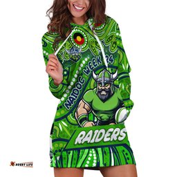 Custom Australia NAIDOC Week 2024 Hoodie Dress Canberra Raiders Mascot Keep The Fire Burning