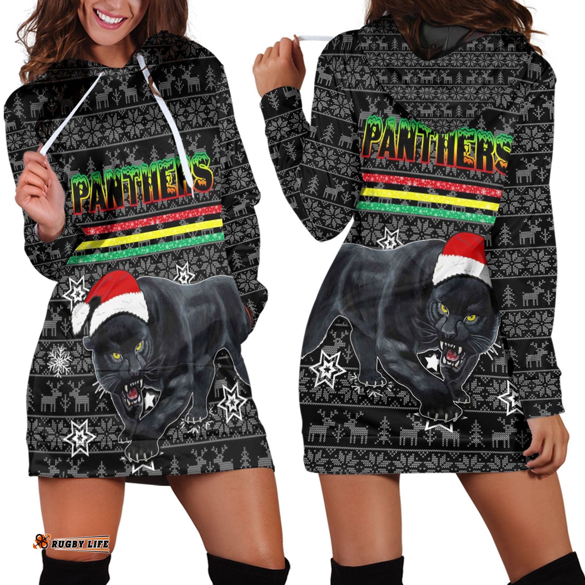 Vibe Hoodie Clothing Penrith Panthers Christmas Hoodie Dress