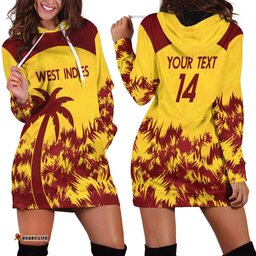 Custom West Indies Cricket Hoodie Dress Windies Newest Version