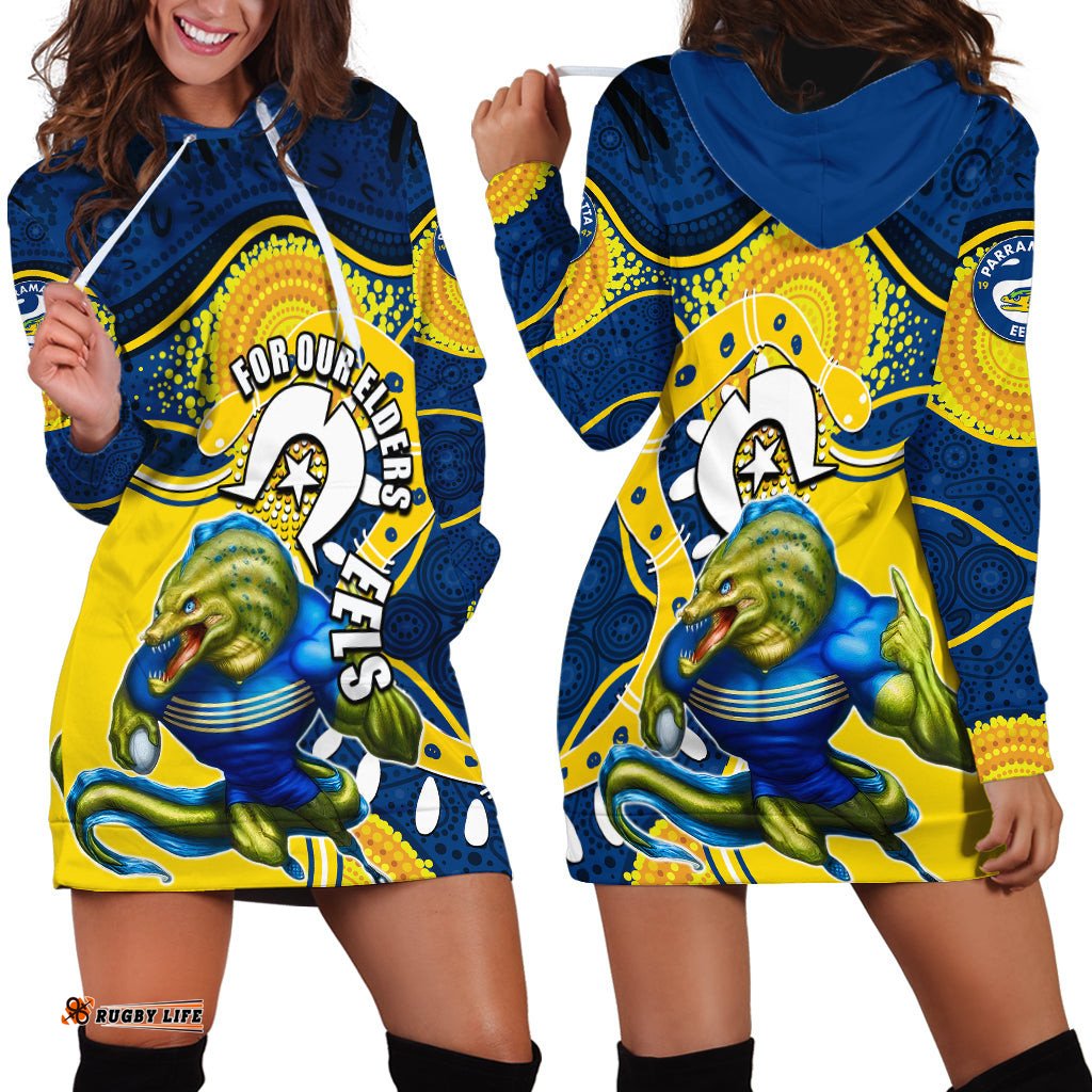 Eels Mascot NRL Hoodie Dress NAIDOC