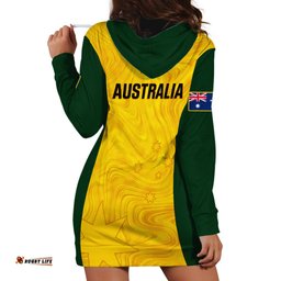Australia Rugby Hoodie Dress Go Wallaroos Pacific Simple Version