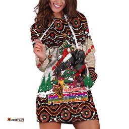 Penrith Panthers Christmas Hoodie Dress Rugby Australia Mascot