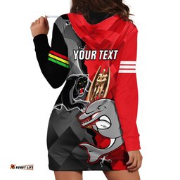 Personalised Panthers And Dolphins Hoodie Dress Sporty Version