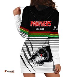 Penrith Panthers Rugby Hoodie Dress Authentic Permiers Black Version