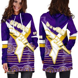 Storm Women Hoodie Dress Indigenous Melbourne
