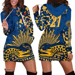 Custom Text And Number NRL ANZAC Parramatta Eels Hoodie Dress Camouflage