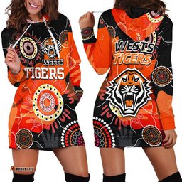 Wests Tigers Indigenous Aboriginal Rugby Hoodie Dress
