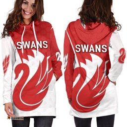 Sydney Hoodie Dress Swans For Women