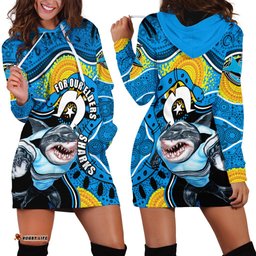 Sharks Mascot NRL Hoodie Dress NAIDOC