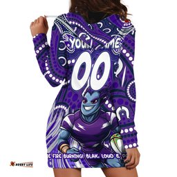 Custom Australia NAIDOC Week 2024 Hoodie Dress Melbourne Storm Mascot Keep The Fire Burning