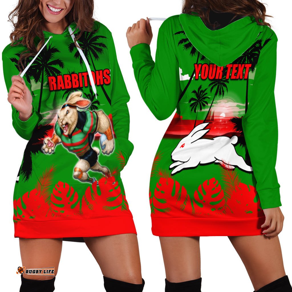 NRL Rabbitohs Hoodie Dress Summer Vibe Style