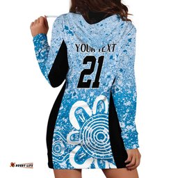 Adelaide Strikers Custom Hoodie Dress Minimalism Aboriginal