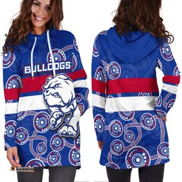 Western Bulldogs Hoodie Dress Aboriginal Patterns