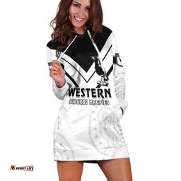 The Magpies Indigenous Hoodie Dress 1908 Western Suburbs