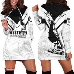 The Magpies Indigenous Hoodie Dress 1908 Western Suburbs