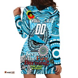 Custom NAIDOC Week 2024 Sharks Hoodie Dress Mascot Rugby