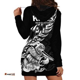 New Zealand Kiwi Rugby Hoodie Dress