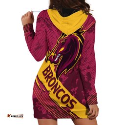 Brisbane Broncos Hoodie Dress NRL Angry Broncos