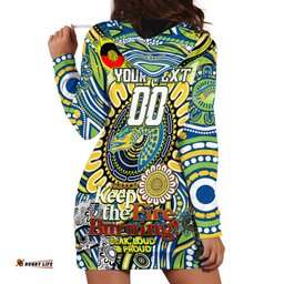 Custom NAIDOC Week 2024 Eels Hoodie Dress Mascot Rugby