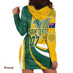 Custom Australia Matildas Indigenous Hoodie Dress Go Tilly Special