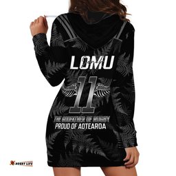 New Zealand Silver Fern Rugby Hoodie Dress Aotearoa Godfather Proud Gone But Never Forgotten