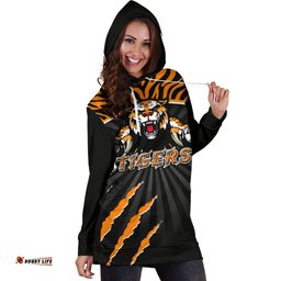 Wests Women's Hoodie Dress Rugby Tigers