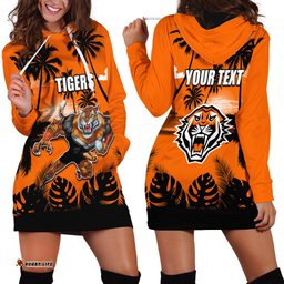NRL Tigers Hoodie Dress Summer Vibe Style