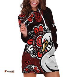 AFL Sydney Swans 1874 Aboriginal Hoodie Dress 07