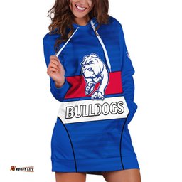 AFL Bulldogs Football Hoodie Dress Simple Style