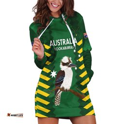 Custom Australia Field Hockey Hoodie Dress Go Champions Kookaburras National Color
