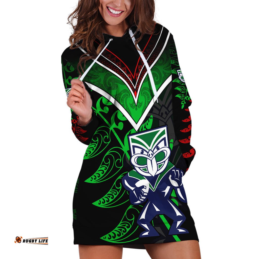New Zealand Rugby Silver Fern Hoodie Dress The Maori Warriors