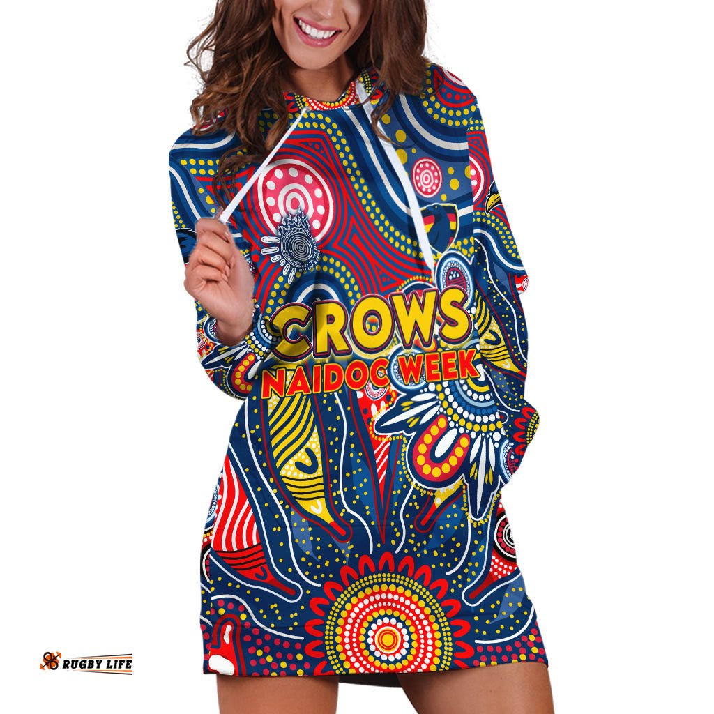 Personalised Lions NAIDOC Week 2024 Hoodie Dress Aussie Aboriginal Art
