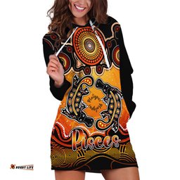 Personalised Australia PiscesPlatypus Zodiac Hoodie Dress Auz Astrology Aboriginal Red