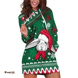 Rabbitohs Rugby Hoodie Dress Glory Glory The South Christmas Vibe Unique