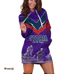 Storm Anzac Day Hoodie Dress Australian Soldiers Remember Them
